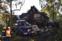 Grossfeuer Einfamilienhaus Siegburg Muehlengrabenstr P1048